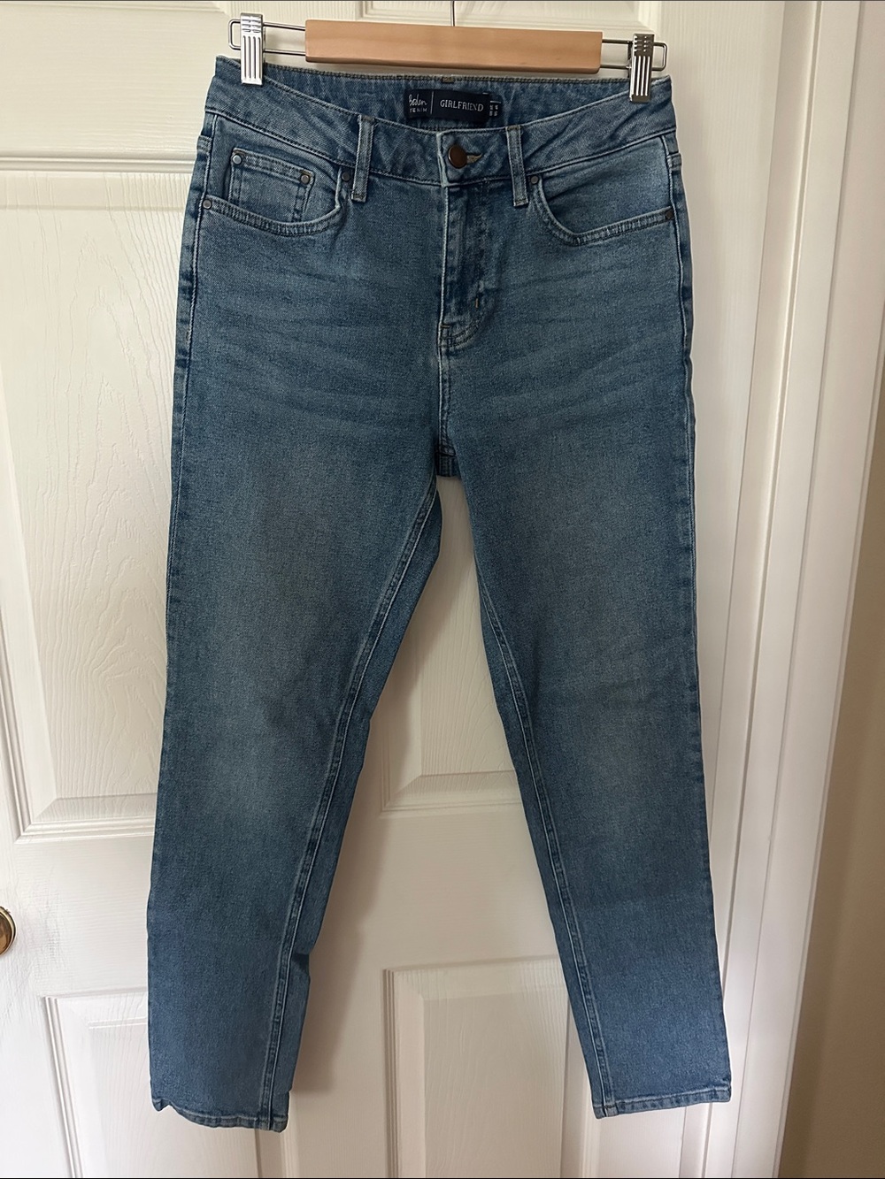 Boden - Blue Cropped Girlfriend Jeans - Size US 4R